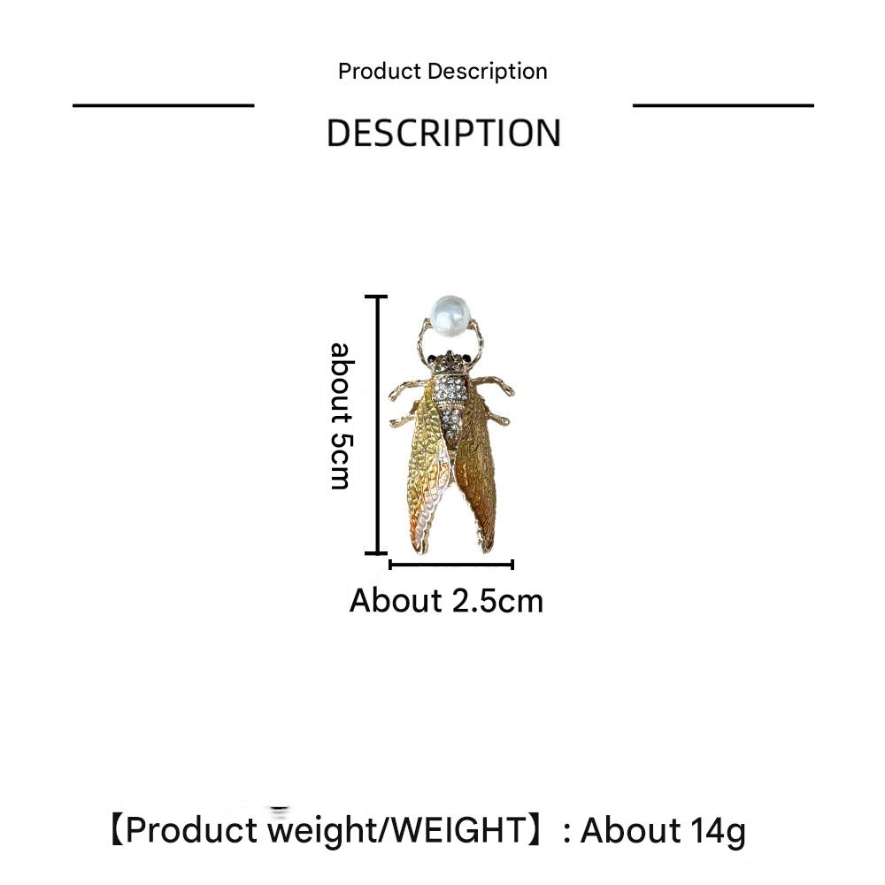 Stylish cicada pin for men and women