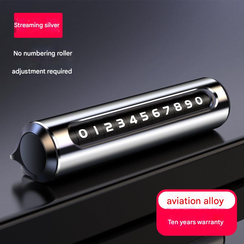Durable car parking tag custom logo image 3