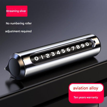 Durable car parking tag custom logo image 3