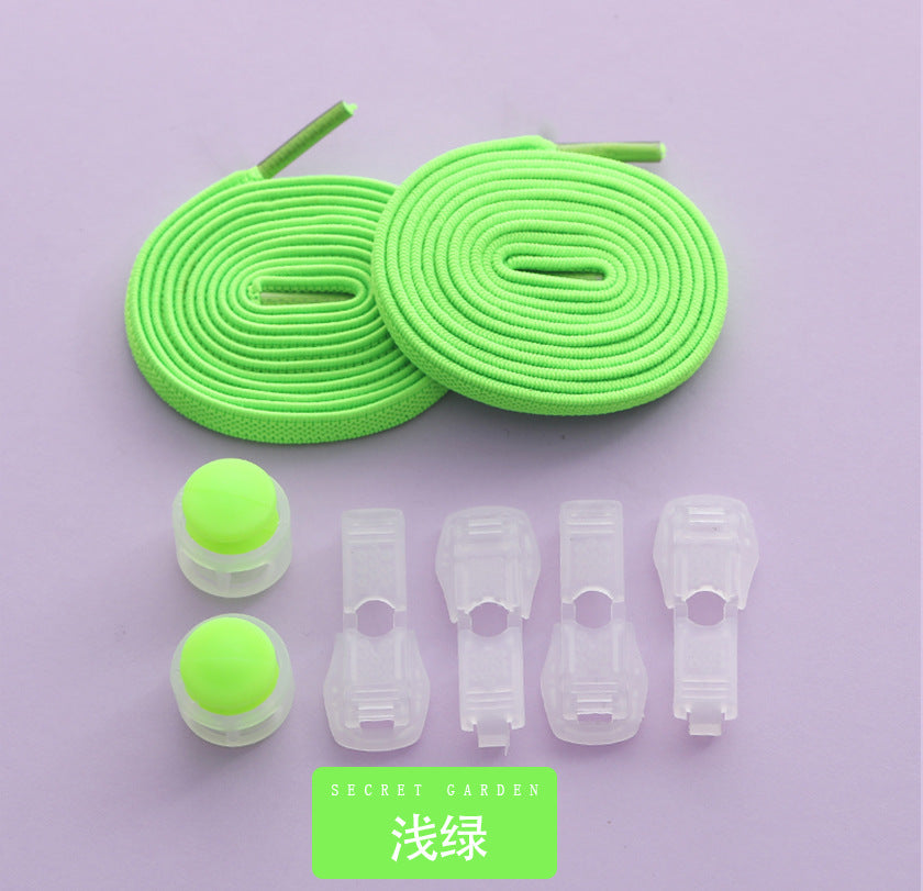 Versatile no-tie spring laces for various shoe styles