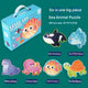 Colorful Box Ocean Animals Set + Storage Bag (Pack of 1)