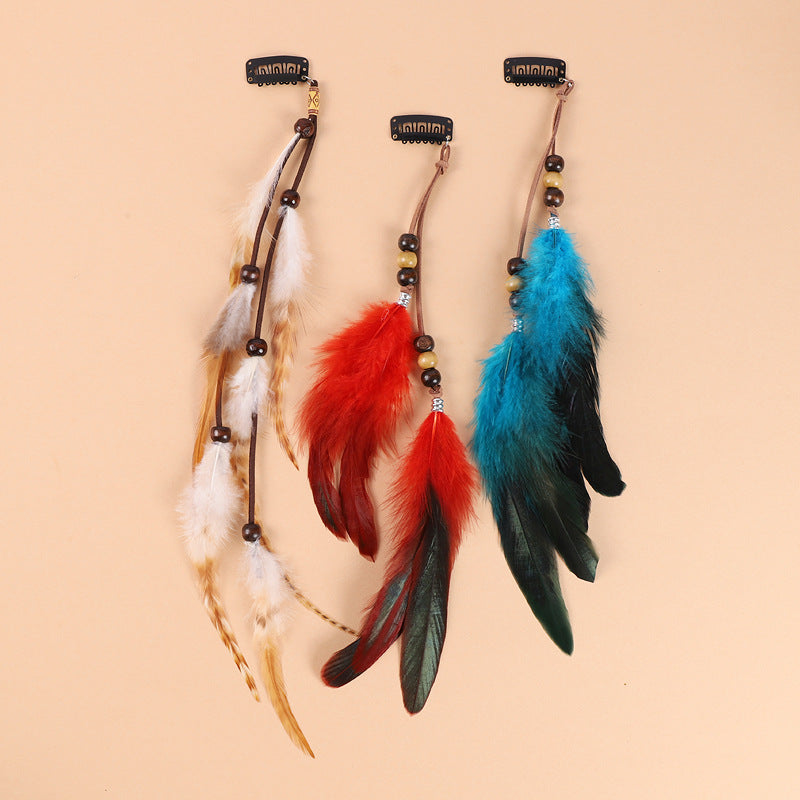 Unique feather fashion statement - image 7