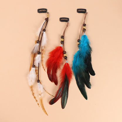 Unique feather fashion statement - image 7