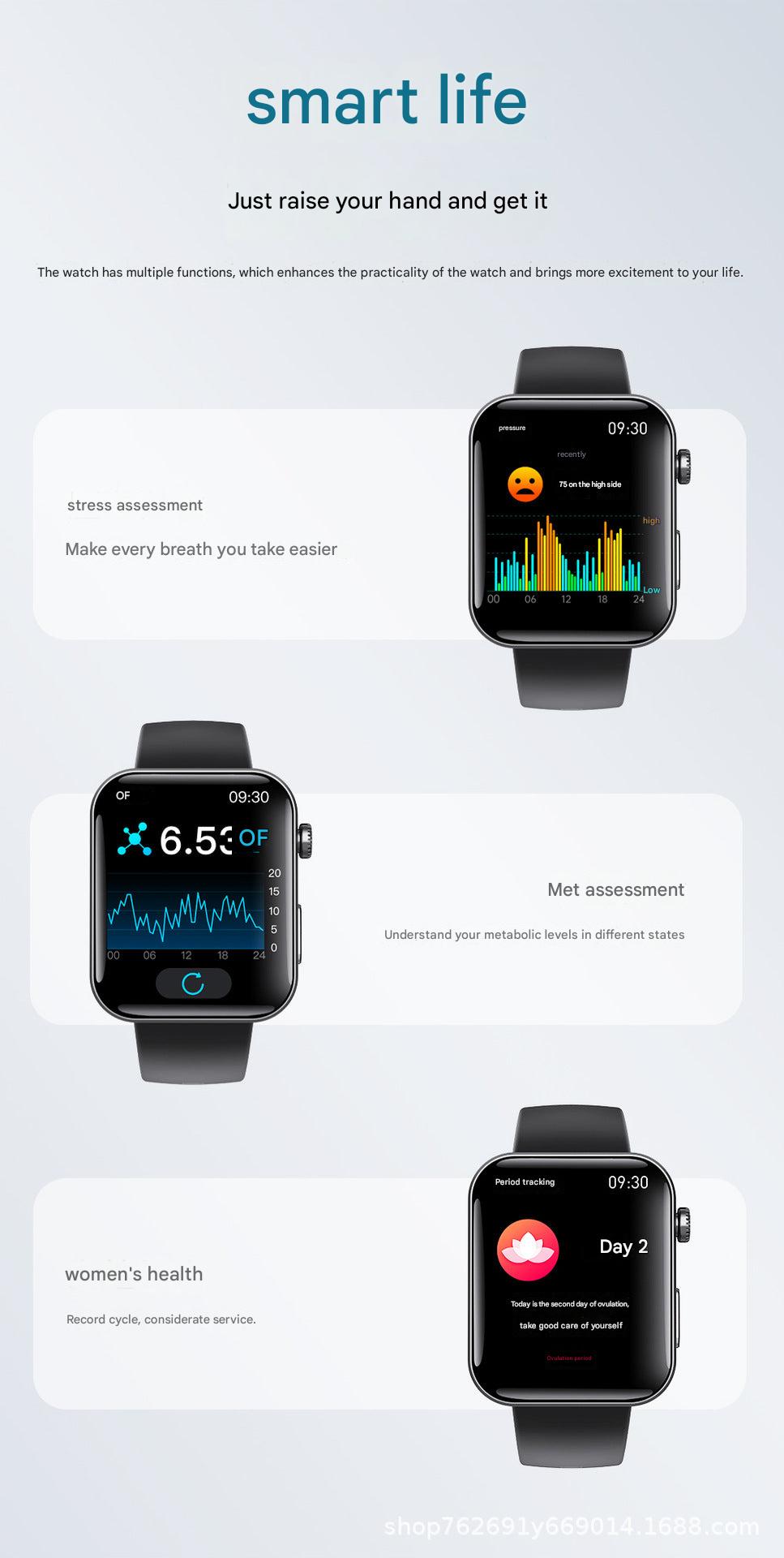 F300 Smartwatch Voice Assistant