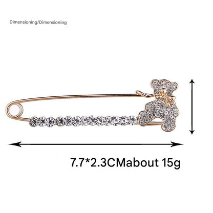 Model Wearing Brooch - Image 7