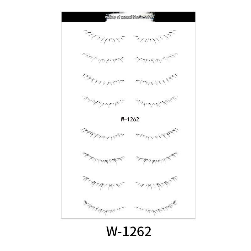eyelash tattoo detailed texture