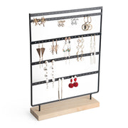Black Beech + Iron Five-Layer Earring Stand (Pack of 1)